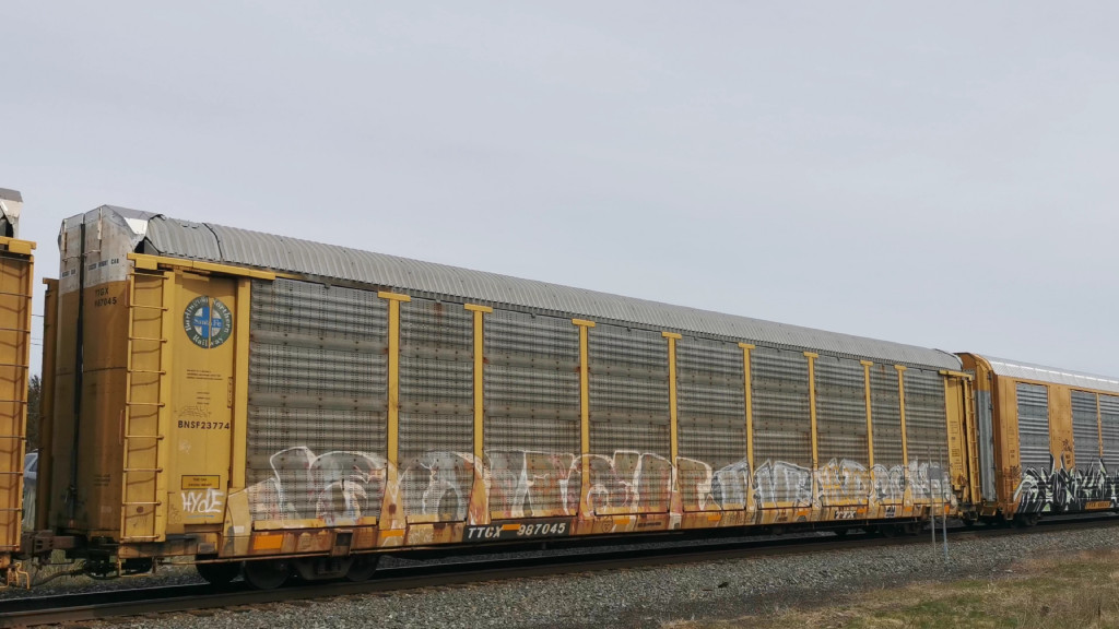 BNSF 23774 (Body) TTGX 987045 (Flat)